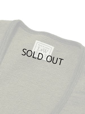 画像9: 【 Loop & Weft（ループアンドウエフト） 】　HEATHER SLUB PILE BACK HEM RIBBED CARDIGAN　[ Sweat Cardigan ]