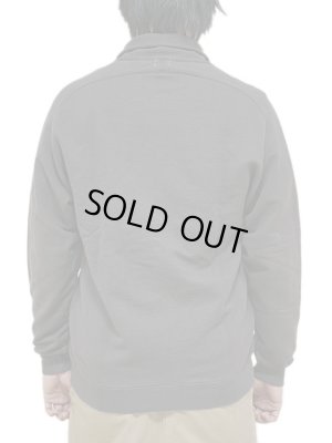 画像2: 【 Loop & Weft（ループアンドウエフト） 】　Herringbone Pile Shawl Cardigan　[ Sweat Cardigan ] [ Antique Black ]