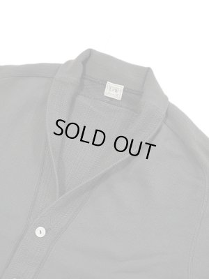 画像5: 【 Loop & Weft（ループアンドウエフト） 】　Herringbone Pile Shawl Cardigan　[ Sweat Cardigan ] [ Antique Black ]