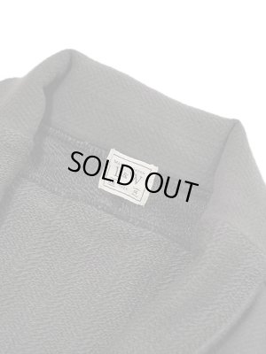 画像9: 【 Loop & Weft（ループアンドウエフト） 】　Herringbone Pile Shawl Cardigan　[ Sweat Cardigan ] [ Antique Black ]