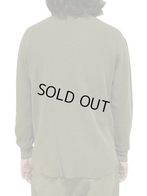 画像7: 【 Loop & Weft（ループアンドウエフト） 】　ダブルフェイスヘックスハニカムクルーネックサーマル　[ DOUBLE FACE HEX HONEYCOMB CREWNECK THERMAL ] [ Army Olive ] 【 メール便可 】
