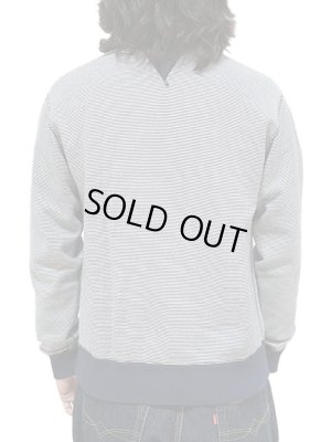 画像8: 【 Loop & Weft（ループアンドウエフト） 】　SZ VINTAGE PINBORDER KNIT DOUBLE V SWEATSHIRT [ Crewneck Sweat ] [ ROYAL NAVY ]