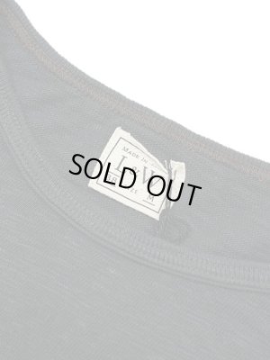 画像6: 【 Loop & Weft（ループアンドウエフト） 】　スーパースラブ杢天竺クルー [ SUPER SLUB TUBE KNIT CREWNECK ] [ A.BLACK ] 【 メール便可 】