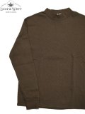 【 Loop & Weft（ループアンドウエフト） 】　スーピマハニカムミドルネックサーマル　[ Supima Long Honeycomb Middle Neck Thermal ] [ Oak Brown ] 【 メール便可 】