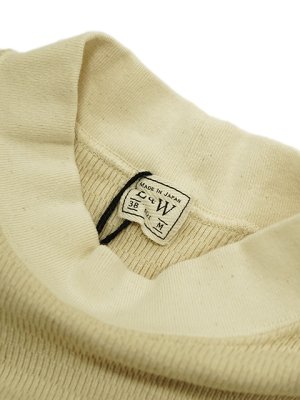 画像5: 【 Loop & Weft（ループアンドウエフト） 】　スーピマハニカムミドルネックサーマル　[ Supima Long Honeycomb Middle Neck Thermal ] [ Vintage Ivory ] 【 メール便可 】