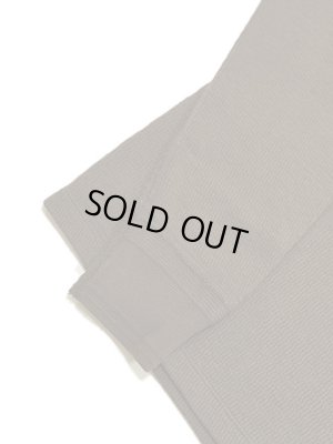 画像4: 【 Loop & Weft（ループアンドウエフト） 】　スーピマハニカムミドルネックサーマル　[ Supima Long Honeycomb Middle Neck Thermal ] [ Oak Brown ] 【 メール便可 】