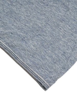 画像5: 【 Loop & Weft（ループアンドウエフト） 】　スーパースラブ杢天竺ヘンリー [ SUPER SLUB TUBE KNIT 4 BUTTONS HENLEY ] [ H.BLUE ] 【 メール便可 】