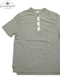 【 Loop & Weft（ループアンドウエフト） 】　スーピマコットンヘンリー [ SUPIMA COTTON EDGE PIPING CLASSIC HENLEY ] [ V.GRAY ] 【 メール便可 】
