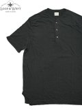 【 Loop & Weft（ループアンドウエフト） 】　スーピマコットンヘンリー [ SUPIMA COTTON EDGE PIPING CLASSIC HENLEY ] [ A.BLACK ] 【 メール便可 】