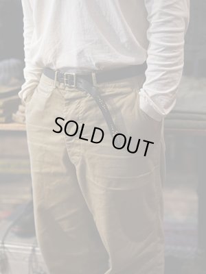 画像7: 【 Lua x Inception（ルア x インセプション） 】　別注ナロースタッズベルト　[ Narrow Studs Belt ] [ Lightning ] [ Black ]