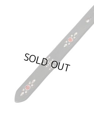 画像4: 【 Lua x Inception（ルア x インセプション） 】　別注ナロースタッズベルト　[ Narrow Studs Belt ] [ Swastika ] [ Black ]