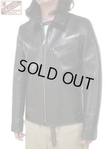 【 Y'2 LEATHER（ワイツーレザー） 】 アニリンステアシングルライダース [ Aniline Steer Single Riders ( 牛革 ) ] [ BLACK ]