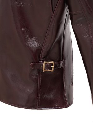 画像11: 【 Y'2 LEATHER（ワイツーレザー） 】 アニリンステアシングルライダース [ Aniline Steer Single Riders ( 牛革 ) ] [ CHERRY ]