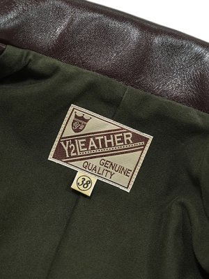 画像15: 【 Y'2 LEATHER（ワイツーレザー） 】 アニリンステアシングルライダース [ Aniline Steer Single Riders ( 牛革 ) ] [ CHERRY ]