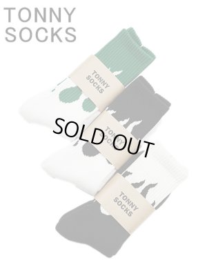 画像1: 【 TONNY SOCKS（トニーソックス） 】Pile Socks [  Frames ] [ Made In Japan ] 【 メール便可 】