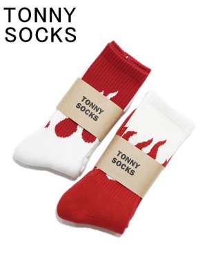 画像1: 【 TONNY SOCKS（トニーソックス） 】Pile Socks [  Frames ] [ Made In Japan ] 【 メール便可 】