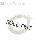 【 Marie Yazzie（マリー・ヤジー） 】 ナバホパールシルバーブレス [ Navajo Silver Beads Bracelet ] 【 メール便可 】