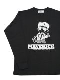 【 Homage（オマージュ） 】Homage Long Sleeve T-Shirts [ MAVERICK ] [ BLACK ] 【 メール便可 】