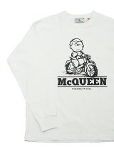 【 Homage（オマージュ） 】Homage Long Sleeve T-Shirts [ McQUEEN ] [ WHITE ] 【 メール便可 】