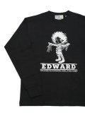 【 Homage（オマージュ） 】Homage Long Sleeve T-Shirts [ EDWARD ] [ BLACK ] 【 メール便可 】