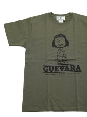 画像1: 【 Homage（オマージュ） 】Homage T-Shirts [ GUEVARA ] [ OLIVE ] 【 メール便可 】