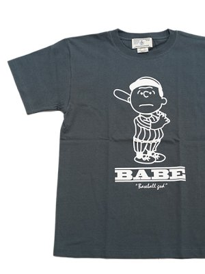 画像1: 【 Homage（オマージュ） 】Homage T-Shirts [ BABE ] [ NAVY ] 【 メール便可 】