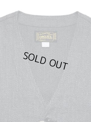 画像3: 【 ORGUEIL（オルゲイユ） 】 撚り杢ストライプワーカーズジレ [ COVERT STRIPE  WORKERS GILET ]