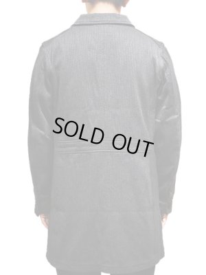 画像2: 【 ORGUEIL（オルゲイユ） 】 撚り杢ストライプサックコート [ COVERT STRIPE  SACK COAT ]