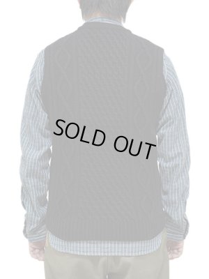 画像2: 【 ORGUEIL（オルゲイユ） 】　ケーブルニットベスト　[ Cable Knit Vest ] [ BLACK ]