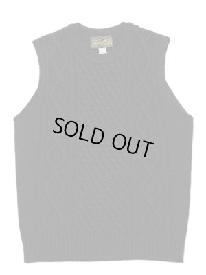 画像3: 【 ORGUEIL（オルゲイユ） 】　ケーブルニットベスト　[ Cable Knit Vest ] [ BLACK ]