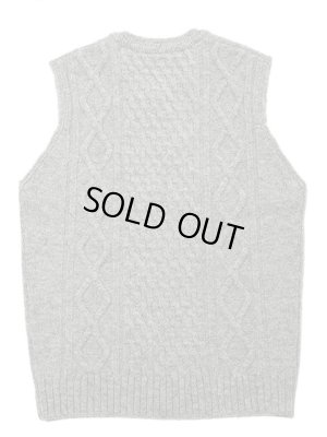 画像4: 【 ORGUEIL（オルゲイユ） 】　ケーブルニットベスト　[ Cable Knit Vest ] [ GRAY ]