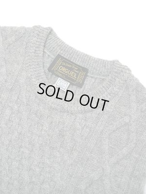 画像5: 【 ORGUEIL（オルゲイユ） 】　ケーブルニットベスト　[ Cable Knit Vest ] [ GRAY ]