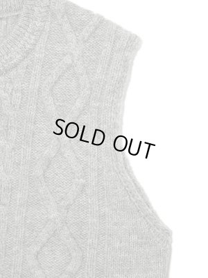 画像6: 【 ORGUEIL（オルゲイユ） 】　ケーブルニットベスト　[ Cable Knit Vest ] [ GRAY ]
