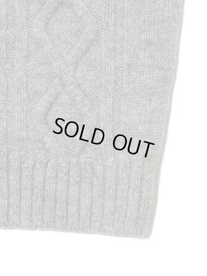 画像7: 【 ORGUEIL（オルゲイユ） 】　ケーブルニットベスト　[ Cable Knit Vest ] [ GRAY ]