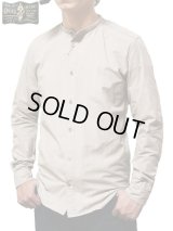 【 ORGUEIL（オルゲイユ） 】 ウィンドウペンバンドカラーシャツ [ Window Pane Band Collar Shirt ]