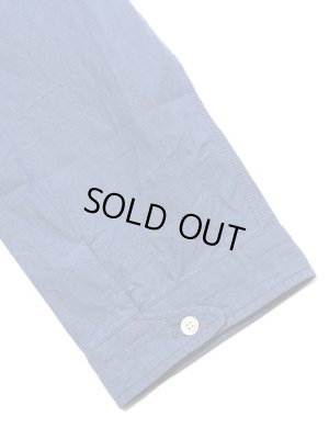 画像5: 【 ORGUEIL（オルゲイユ） 】　七分袖ストライプシャンブレーショールカラーシャツ　[ SHAWL COLLAR SHIRTS ]　[L.BLUE ]