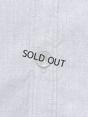画像8: 【 ORGUEIL（オルゲイユ） 】　撚り杢インディゴヘリンボーンボタンダウンシャツ　[ BUTTON-DOWN SHIRTS ]　[ GREY ] 