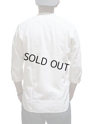 画像2: 【 ORGUEIL（オルゲイユ） 】　七分袖バンドカラーリネンシャツ　[ BAND COLLAR LINEN SHIRTS ]　[ WHITE ]