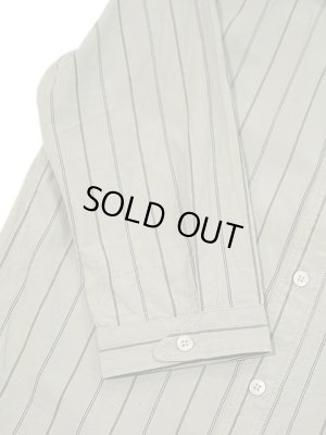 画像5: 【 ORGUEIL（オルゲイユ） 】　七分袖ストライプショールカラーシャツ　[ SHAWL COLLAR SHIRTS ] [ BEIGE ]