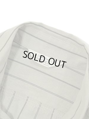 画像8: 【 ORGUEIL（オルゲイユ） 】　七分袖ストライプショールカラーシャツ　[ SHAWL COLLAR SHIRTS ] [ BEIGE ]