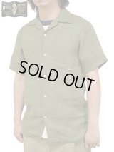 【 ORGUEIL（オルゲイユ） 】　リネンオープンカラーシャツ [ Linen Open Collar Shirt ] [ Olive-Drab ]