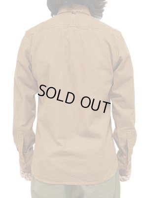 画像2: 【 ORGUEIL（オルゲイユ） 】 ヘリンボーンワークシャツ [ Herringone Work Shirt ] [ BROWN ]