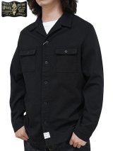 【 ORGUEIL（オルゲイユ） 】 CPO シャツ [ Wool CPO Shirt ] [ BLACK ]
