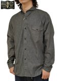 【 ORGUEIL（オルゲイユ） 】 7oz. デニムショールカラーシャツ [ SHAWL COLLAR SHIRTS ] [ GRAY ]