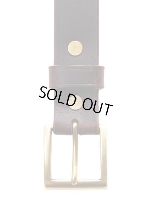 画像2: 【 ORGUEIL（オルゲイユ） 】　ベンズレザーレザーベルト　[ Benz Leather Belt ]　[ BROWN ]