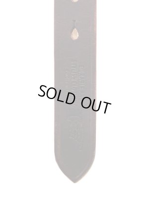 画像5: 【 ORGUEIL（オルゲイユ） 】　ベンズレザーレザーベルト　[ Benz Leather Belt ]　[ BROWN ]