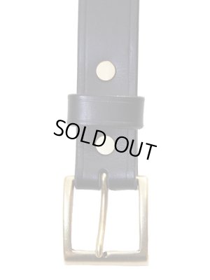 画像2: 【 ORGUEIL（オルゲイユ） 】　ベンズレザーレザーベルト　[ Benz Leather Belt ]　[ BLACK ]