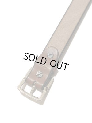 画像4: 【 ORGUEIL（オルゲイユ） 】　ベンズレザーベルト　[ Benz Leather Belt ]　[ BROWN ]