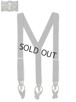 画像1: 【 ORGUEIL（オルゲイユ） 】 ミリタリーサスペンダー [ MILITARY SUSPENDER ] [ 35mm ] [ BLACK ]
