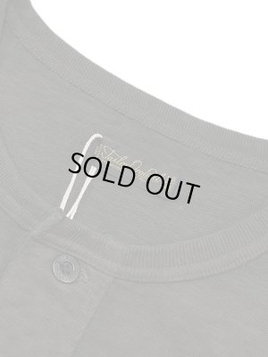 画像4: 【 ORGUEIL（オルゲイユ） 】 吊り編み天竺ヘンリーネックTシャツ [ HENRY T-SHIRT ] [ Charcoal ] 【 メール便可 】